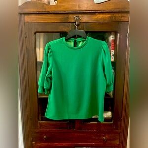 Kelly Green Blouse
